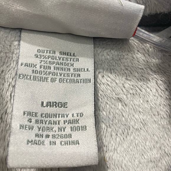 Free Country gray Large jacket - Picture 9 of 9